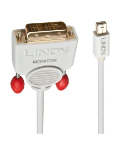 Lindy 41955 cavo e adattatore video 0,5 m Mini DisplayPort DVI-D Bianco