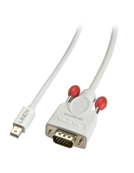 Lindy 41967 cavo e adattatore video 2 m VGA (D-Sub) DisplayPort Bianco
