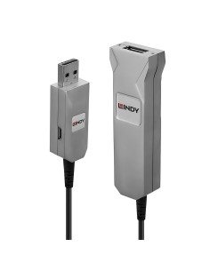 Lindy 42701 cavo USB 50 m USB 3.2 Gen 1 (3.1 Gen 1) USB A Nero, Argento