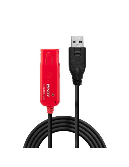 Lindy 42782 cavo USB 12 m USB 2.0 USB A Nero
