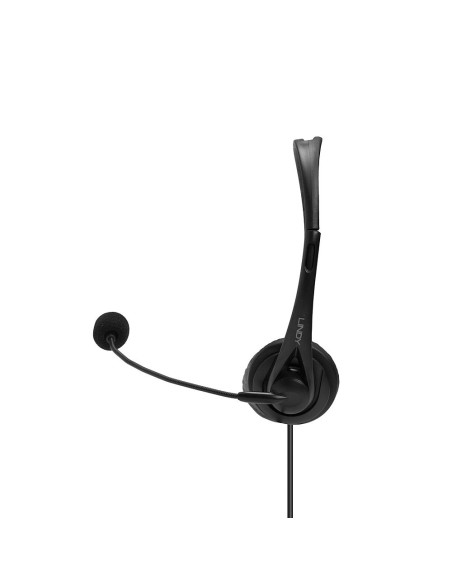 Lindy 42870 cuffia e auricolare Cablato A Padiglione Musica e Chiamate USB tipo A Nero