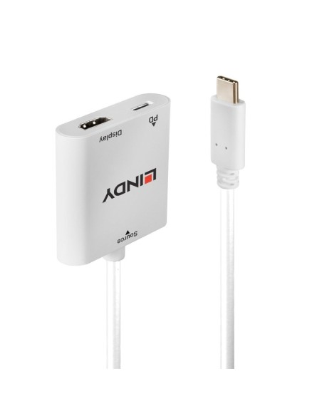 Lindy 43272 adattatore grafico USB 3840 x 2160 Pixel Bianco