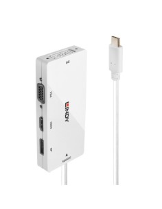 Lindy 43279 hub di interfaccia USB 3.2 Gen 1 (3.1 Gen 1) Type-C 21600 Mbit s Bianco
