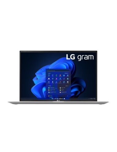 LG Gram 16Z90P Notebook 16" - Windows 11, Intel i7 Evo, 16GB RAM, 512GB SSD, solo 1190g di peso, Quartz Silver