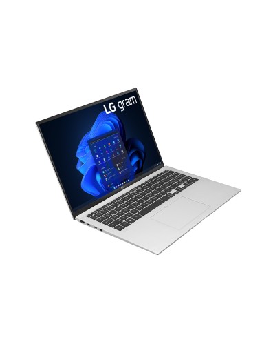 LG Gram 16Z90P Notebook 16" - Windows 11, Intel i7 Evo, 16GB RAM, 512GB SSD, solo 1190g di peso, Quartz Silver