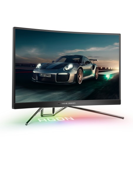 AOC Porsche PD27 LED display 68,6 cm (27") 2560 x 1440 Pixel 2K Ultra HD Nero