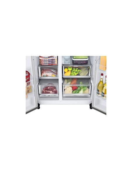 LG GSXV91MBAF frigorifero side-by-side Libera installazione 635 L F Acciaio inossidabile