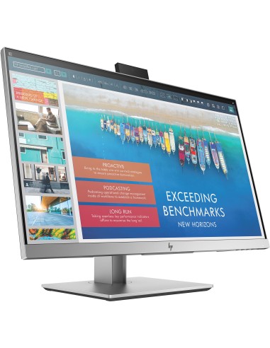 HP EliteDisplay E243d 60,5 cm (23.8") 1920 x 1080 Pixel Full HD LED Argento