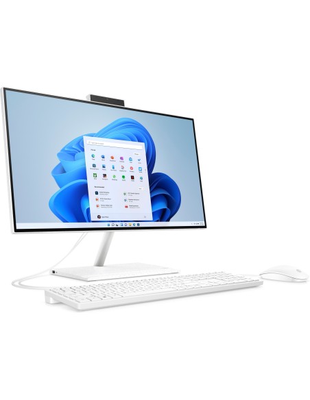 HP 24 -ck0009nl AMD Ryzen™ 5 60,5 cm (23.8") 1920 x 1080 Pixel 8 GB DDR4-SDRAM 512 GB SSD PC All-in-one Windows 11 Home Wi-Fi 5