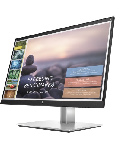 HP E-Series E24t G4 60,5 cm (23.8") 1920 x 1080 Pixel Full HD LCD Nero, Argento