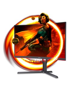 AOC C27G3U BK Monitor PC 68,6 cm (27") 1920 x 1080 Pixel Full HD LED Nero, Rosso 2
