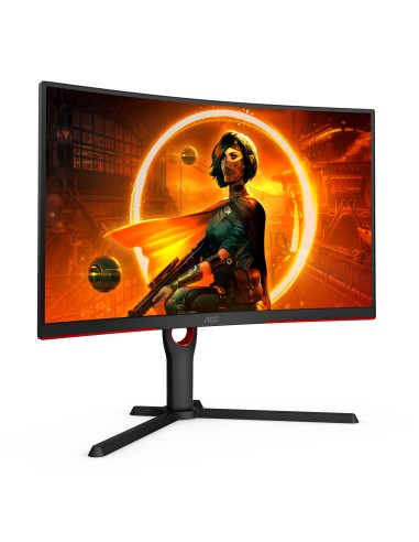AOC C27G3U BK Monitor PC 68,6 cm (27") 1920 x 1080 Pixel Full HD LED Nero, Rosso