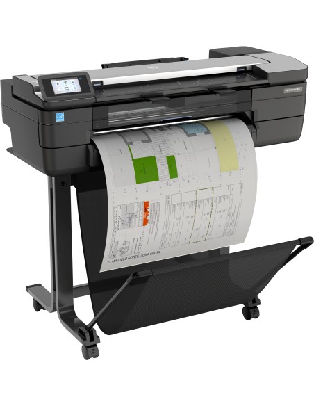 HP Designjet T830 24 stampante grandi formati Wi-Fi Ad inchiostro A colori 2400 x 1200 DPI 610 x 1897 mm Collegamento ethernet