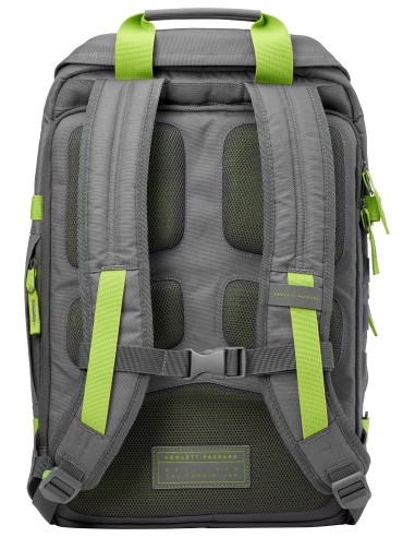 HP Odyssey borsa per notebook 39,6 cm (15.6") Zaino Verde, Grigio