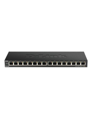 D-Link DGS-1016S switch di rete Non gestito Gigabit Ethernet (10 100 1000) Nero