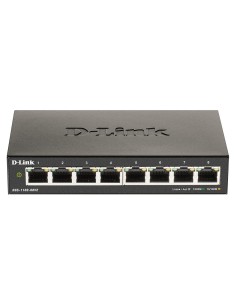 D-Link DGS-1100-08V2 switch di rete Gestito L2 Gigabit Ethernet (10 100 1000) Nero