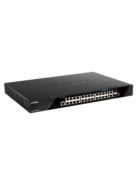 D-Link DGS-1520-28MP switch di rete Gestito L3 10G Ethernet (100 1000 10000) Supporto Power over Ethernet (PoE) 1U Nero