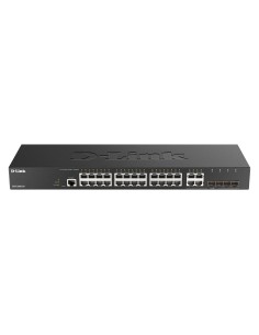 D-Link DGS-2000-28 switch di rete Gestito L2 L3 Gigabit Ethernet (10 100 1000) 1U Nero