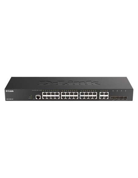 D-Link DGS-2000-28 switch di rete Gestito L2 L3 Gigabit Ethernet (10 100 1000) 1U Nero