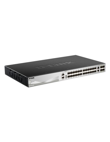 D-Link DGS-3130-30S Gestito L3 10G Ethernet (100 1000 10000) Nero, Grigio