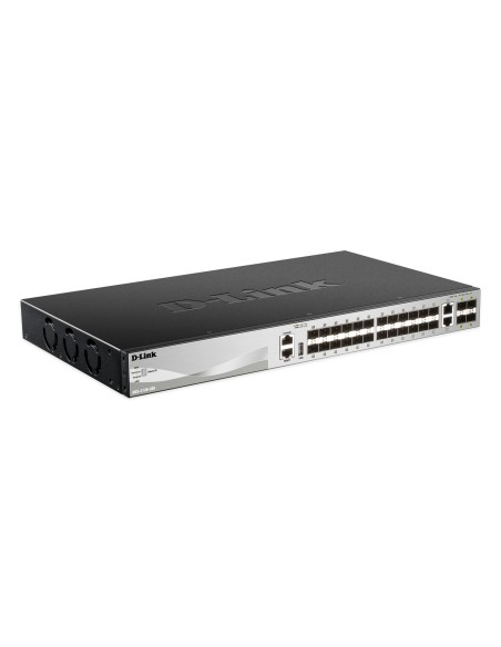 D-Link DGS-3130-30S Gestito L3 10G Ethernet (100 1000 10000) Nero, Grigio