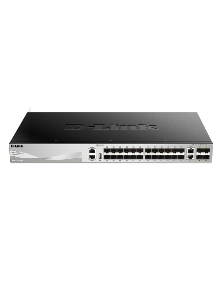 D-Link DGS-3130-30S Gestito L3 10G Ethernet (100 1000 10000) Nero, Grigio