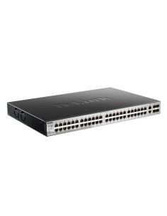 D-Link DGS-3130-54TS Gestito L3 Gigabit Ethernet (10 100 1000) Nero, Grigio