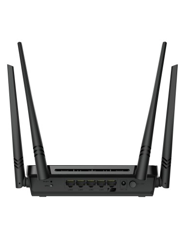 D-Link AC1200 router wireless Gigabit Ethernet Dual-band (2.4 GHz 5 GHz) 5G Nero