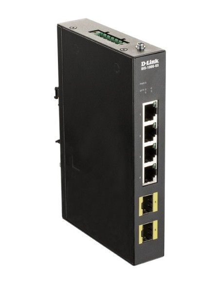 D-Link DIS-100G-6S switch di rete Non gestito Gigabit Ethernet (10 100 1000) Nero