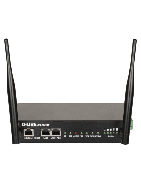 D-Link DIS-2650AP punto accesso WLAN 1200 Mbit s Nero Supporto Power over Ethernet (PoE)