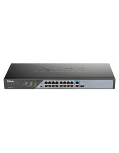 D-Link DSS-100E-18P switch di rete Non gestito Fast Ethernet (10 100) Supporto Power over Ethernet (PoE) Nero