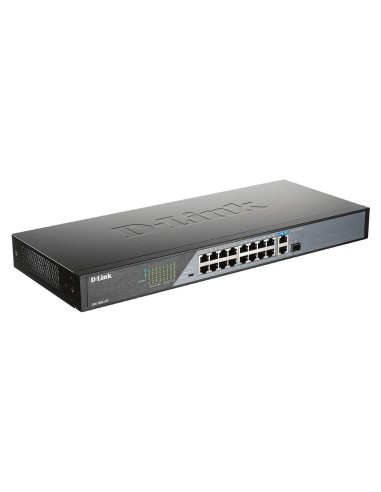 D-Link DSS-100E-18P switch di rete Non gestito Fast Ethernet (10 100) Supporto Power over Ethernet (PoE) Nero