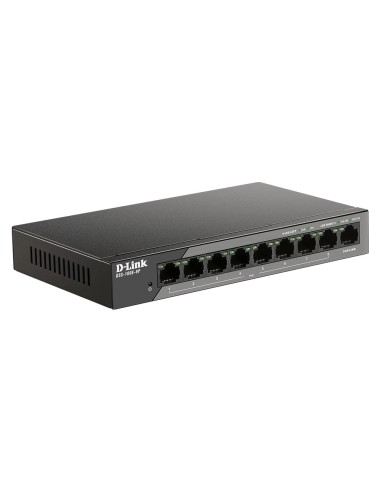 D-Link DSS-100E-9P switch di rete Non gestito Fast Ethernet (10 100) Supporto Power over Ethernet (PoE) Nero