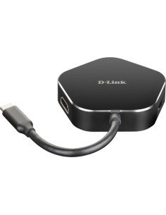 D-Link DUB-M420 replicatore di porte e docking station per notebook Cablato Thunderbolt 3 Nero, Argento