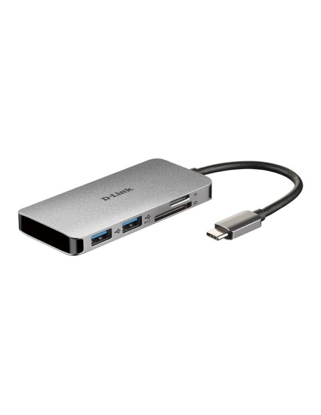 D-Link DUB-M610 replicatore di porte e docking station per notebook Cablato USB 3.2 Gen 1 (3.1 Gen 1) Type-C Alluminio, Nero