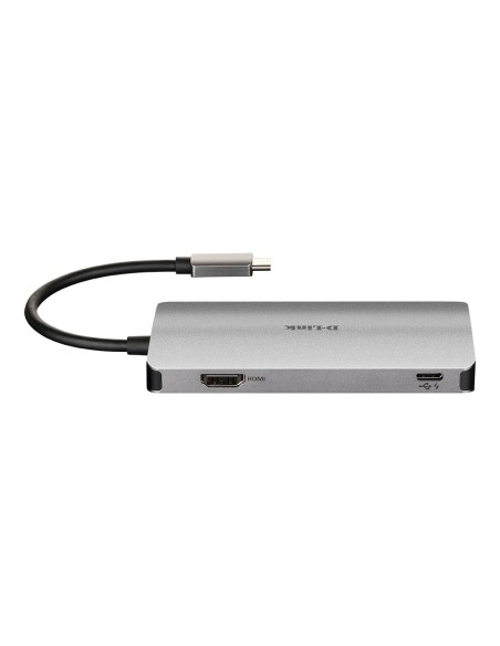 D-Link DUB-M610 replicatore di porte e docking station per notebook Cablato USB 3.2 Gen 1 (3.1 Gen 1) Type-C Alluminio, Nero