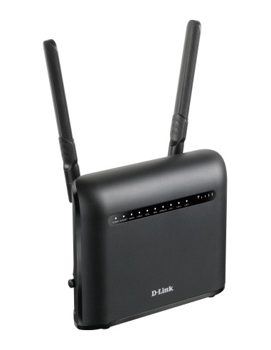 D-Link AC1200 router wireless Gigabit Ethernet Dual-band (2.4 GHz 5 GHz) 4G Nero