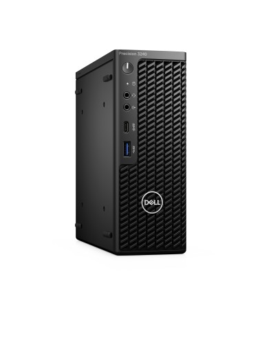 DELL Precision 3240 i7-10700 CFF Intel® Core™ i7 16 GB DDR4-SDRAM 1000 GB SSD Windows 10 Pro Stazione di lavoro Nero