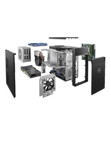 DELL Precision 3650 W-1370P Tower Intel® Xeon® 16 GB DDR4-SDRAM 512 GB SSD Windows 10 Pro Stazione di lavoro Nero