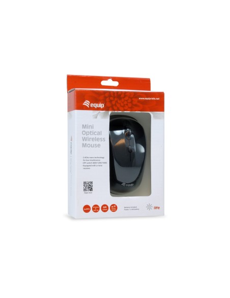 Equip 245108 mouse Ambidestro RF Wireless Ottico 1600 DPI
