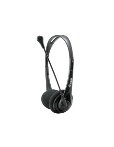 Equip Chat Headset Auricolare Cablato A Padiglione Musica e Chiamate Nero