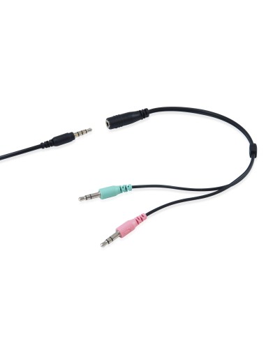 Equip Chat Headset Auricolare Cablato A Padiglione Musica e Chiamate Nero