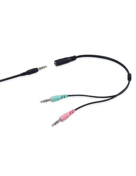 Equip Chat Headset Auricolare Cablato A Padiglione Musica e Chiamate Nero