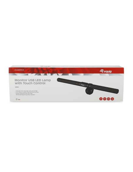 Equip 245450 luce per monitor Nero