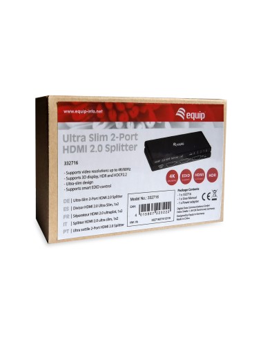 Equip 332716 HDMI 2x HDMI
