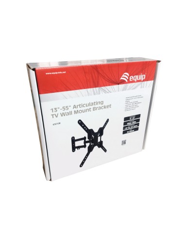 Equip 650108 Supporto TV a parete 139,7 cm (55") Nero