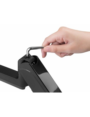 Equip 650134 supporto da tavolo per Tv a schermo piatto Morsa Nero