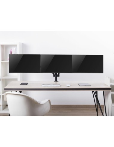 Equip 650134 supporto da tavolo per Tv a schermo piatto Morsa Nero