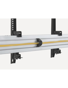 Equip 650373 Supporto TV a parete 139,7 cm (55") Nero, Argento 2