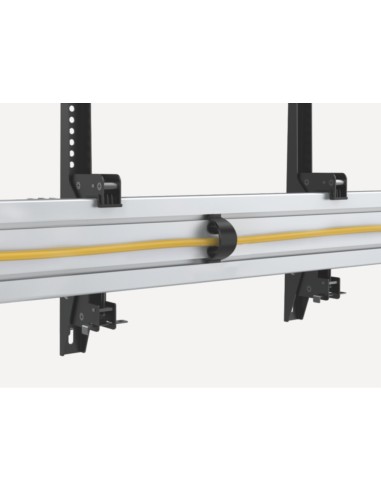 Equip 650373 Supporto TV a parete 139,7 cm (55") Nero, Argento